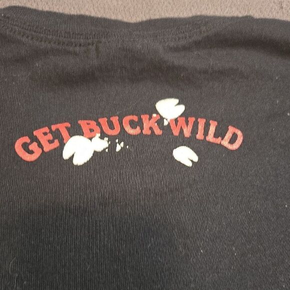 Gildan Black Short Sleeve Tee Sigi's Wild Horse Bucj B - Picture 5 of 5